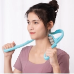 Cervical Spine Massager Swan Shape Six-wheel Pressing Manual Massage 