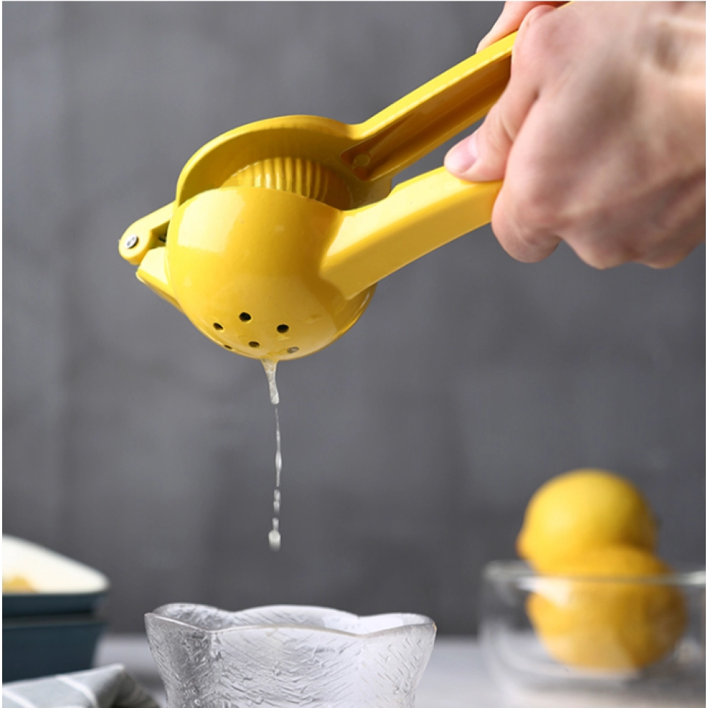 Kitchen  Portable  Lemon Squeezer Aluminum Alloy Hand Pressed Orange Fruit Juicer