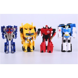 Robot Dinosaur Car Deformation Car Toys Inertial Sliding Car Automatic Transform Toy Boys 