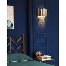Gold Wall Lamps Led Bedsides Lights For Bedroom Living Room  Indoor Home